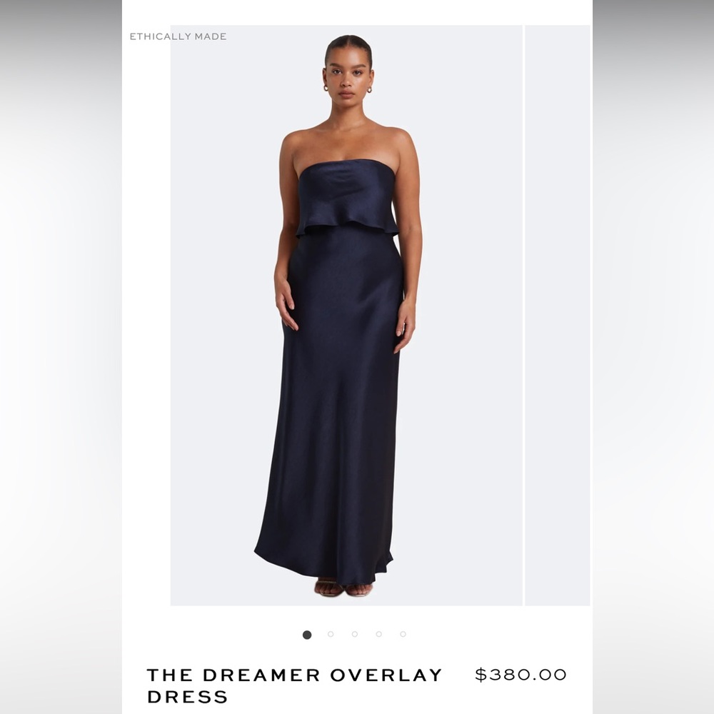 Bec + Bridge The Dreamer Overlay Dress in Navy